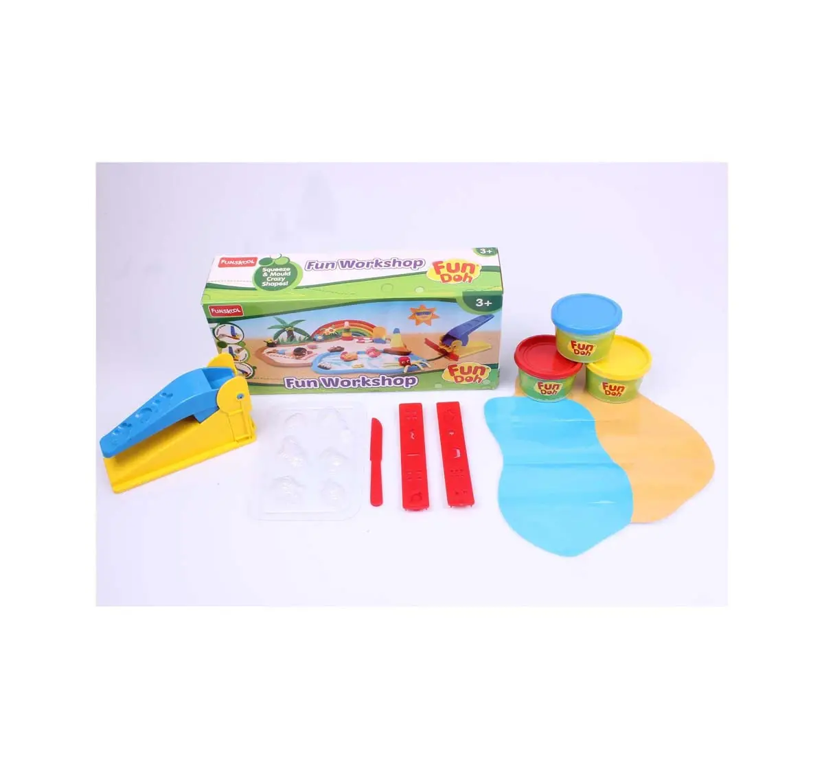 Fun Dough Fun Workshop - Multi Color Clay & Dough for Kids Age 3Y+