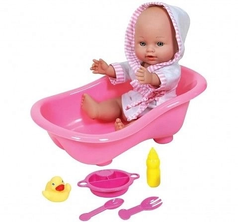 Calinou NE BABY ELLIE BATHTIME BABY Dolls & Accessories for age 2Y+ (Pink)