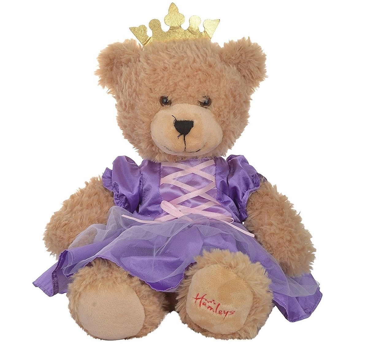  Hamleys Princess Teddy Bear (Brown) Teddy Bears for Kids age 3Y+ - 21 Cm 