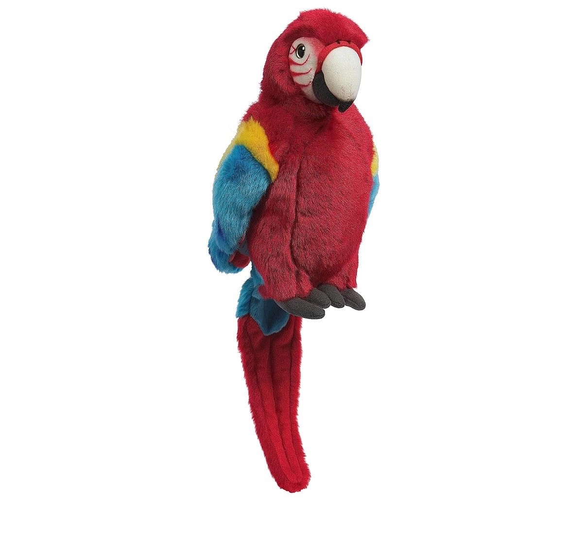  Hamleys Poppy Red Parrot Soft Toy Animals & Birds for Kids age 2Y+ - 12 Cm 