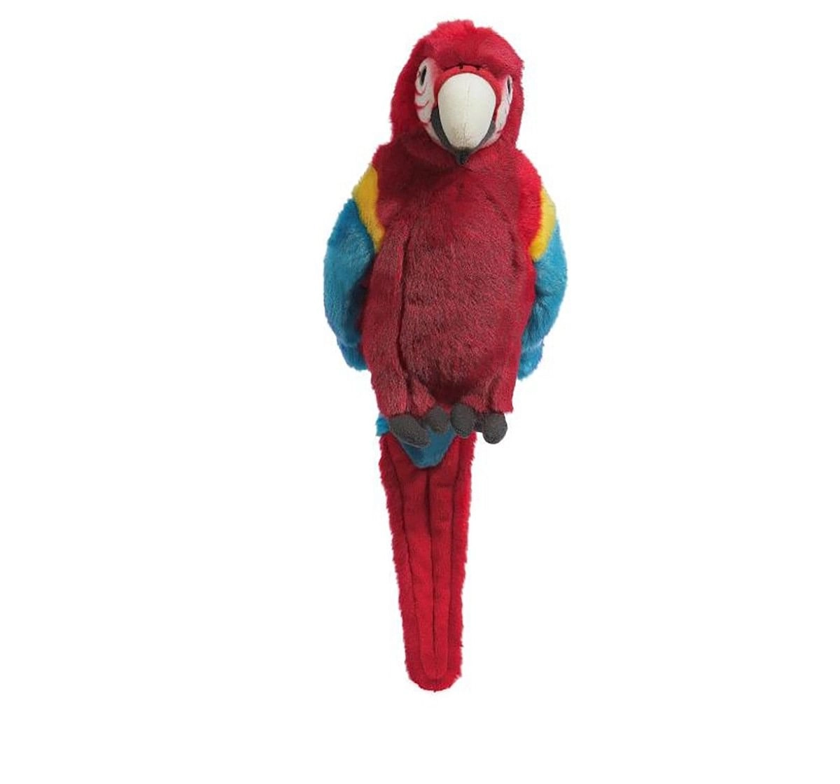  Hamleys Poppy Red Parrot Soft Toy Animals & Birds for Kids age 2Y+ - 12 Cm 