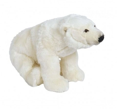 Hamleys White Pasha Polar Bear Soft Toy, White Animals & Birds for Kids age 4Y+ 15 Cm 