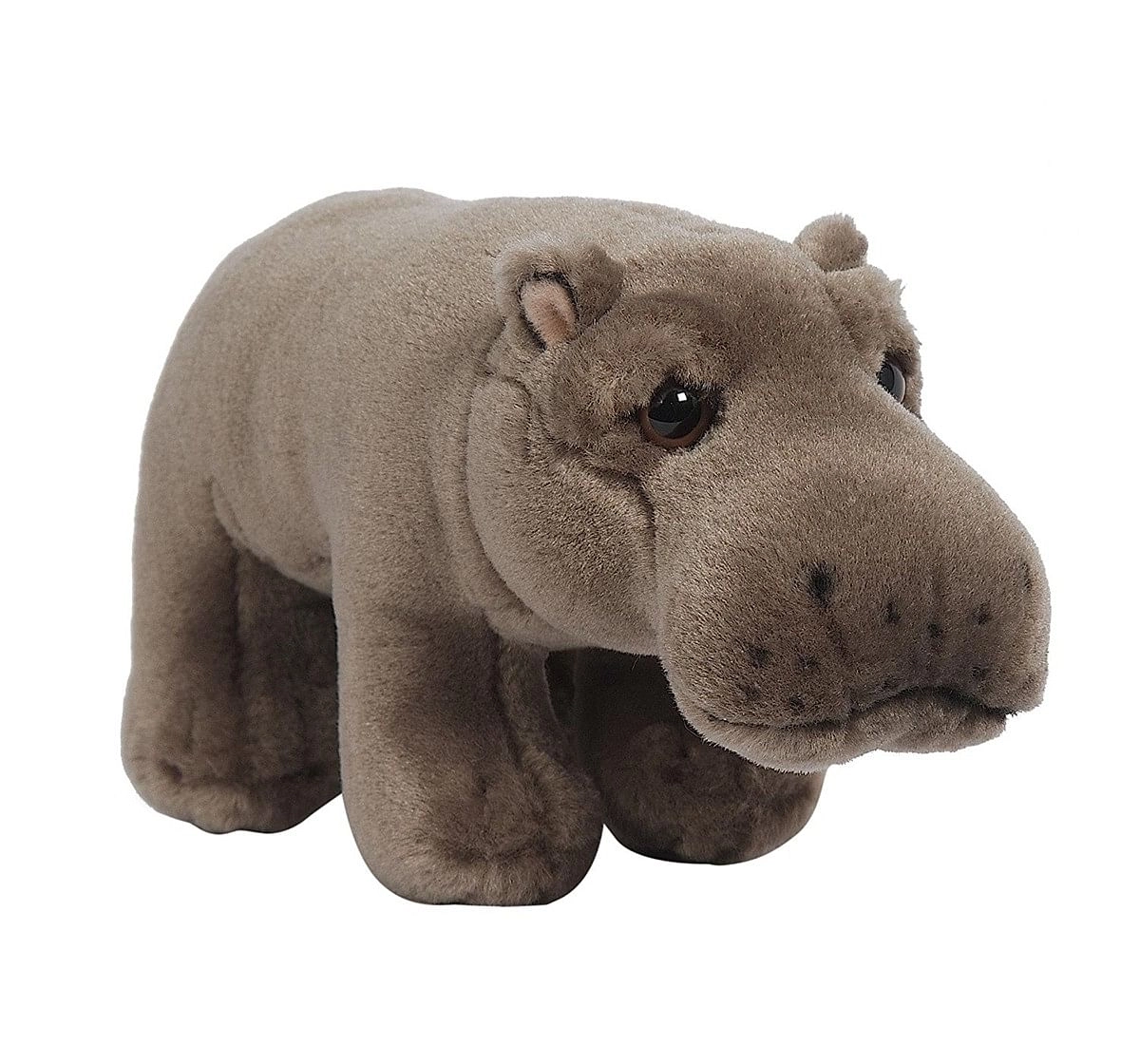 Hamleys Baby Hippo Soft Toy (Brown) Animals & Birds for Kids age 2Y+ - 7 Cm (Grey)