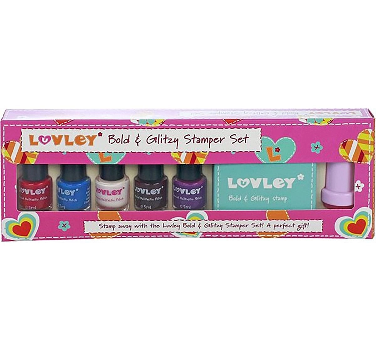 Luvley Nail Art with Glitsy Stamper Toileteries and Makeup for age 6Y+ 