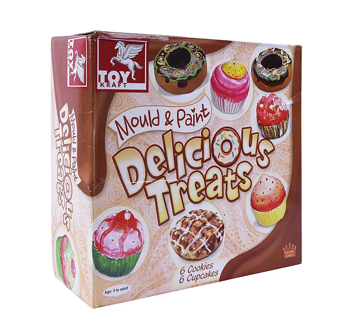 Toy Kraft Mould And Paint Delicious Treats, Multi Color DIY Art & Craft Kits for Kids age 5Y+ 