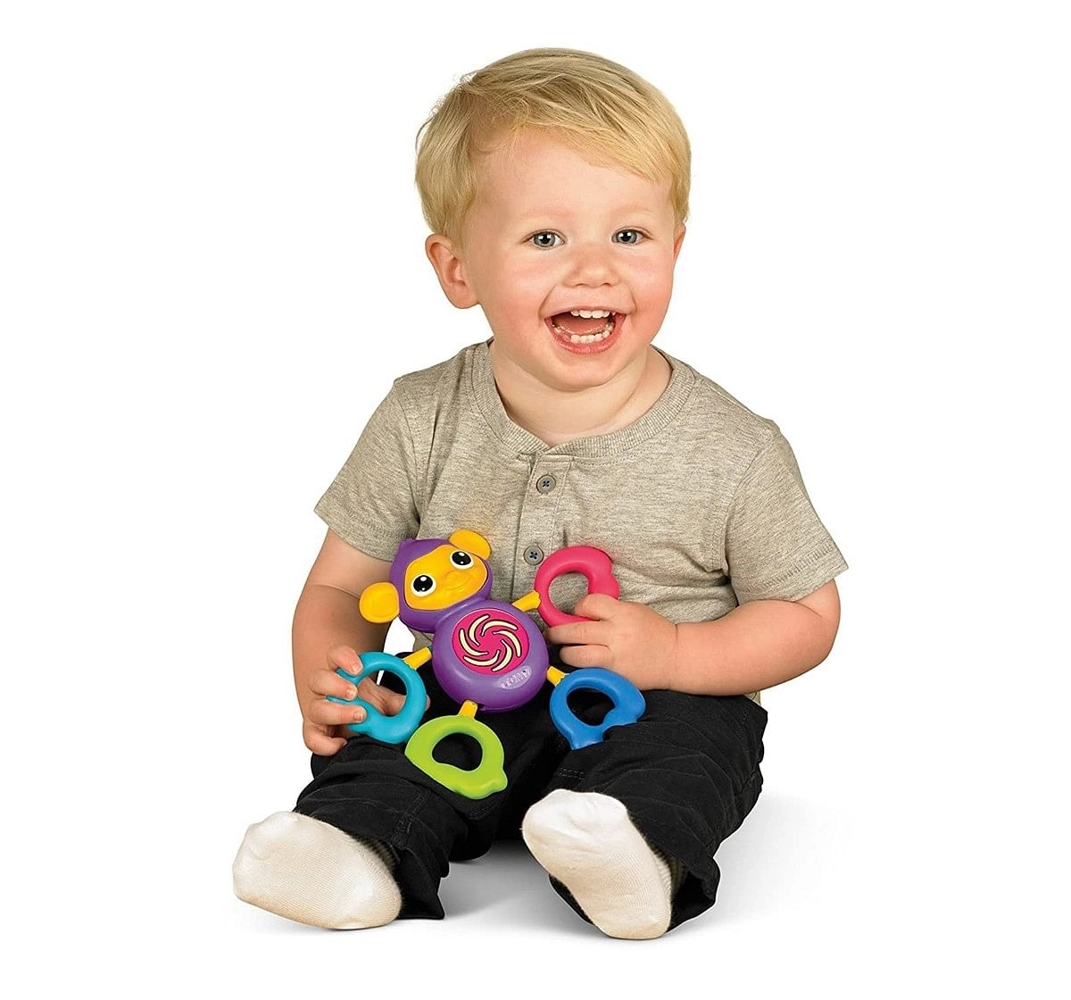 Tomy Grip  Grab Musical Monkey Musical Toys for Kids age 6M+ 