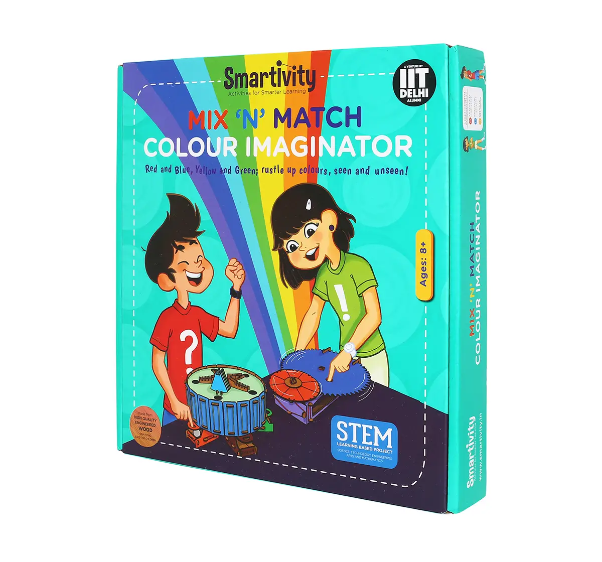 Smartivity Mix 'N' Match Colour Imaginator :  Stem, Learning, Educational and Construction Activity Toy Gift for Kids age 8Y+ (Multi-Color)
