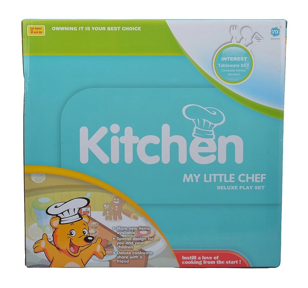 Comdaq Kitchen Set with Pans for age 3Y+ 