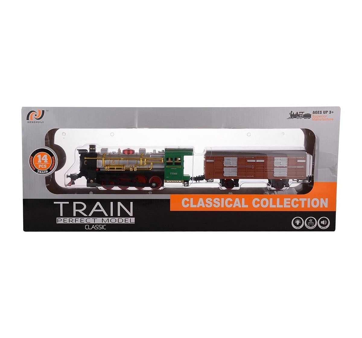 Comdaq Goods Boggie Train for Kids age 3Y+ (Silver)