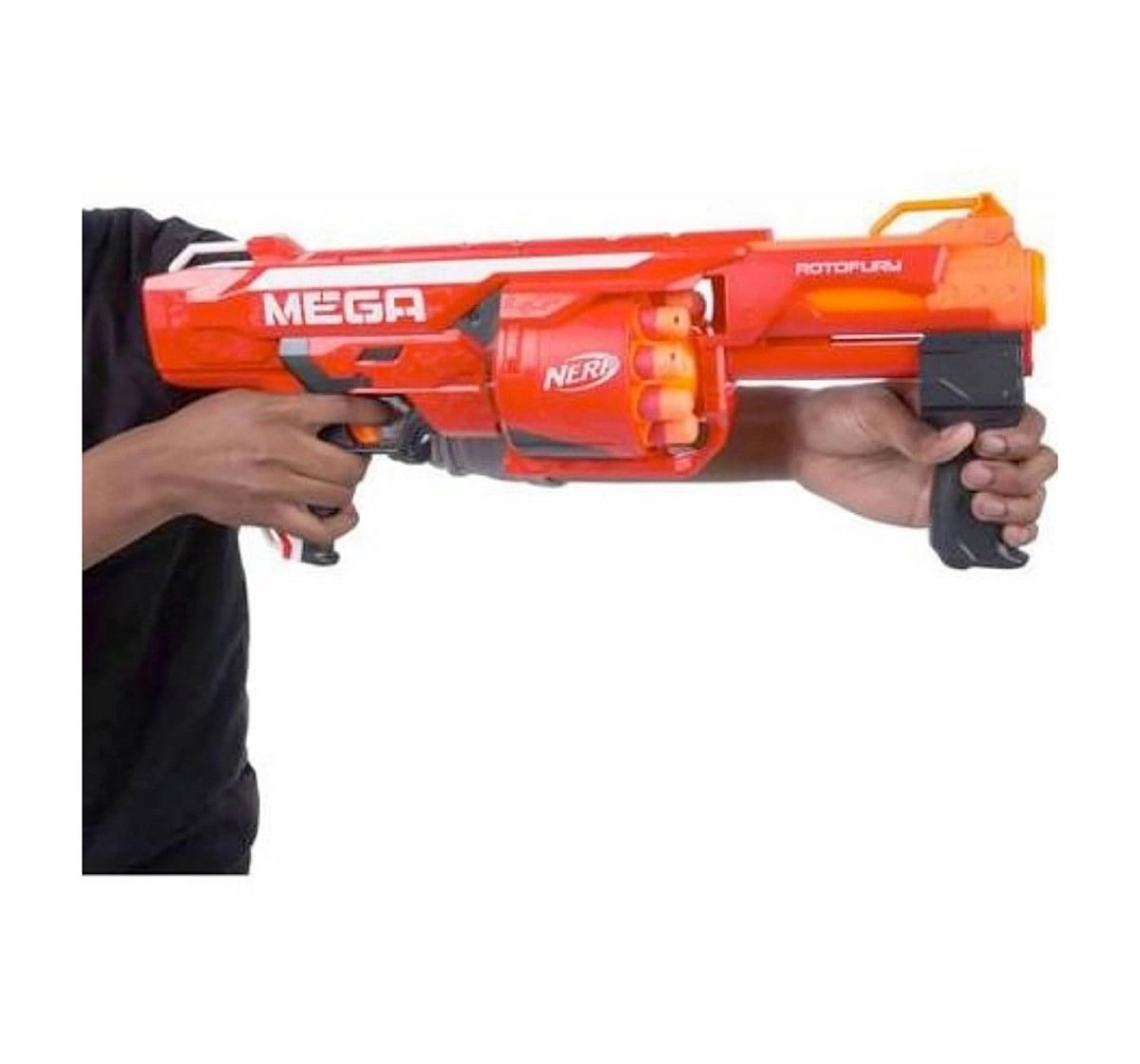  Nerf Mega Rotofury Blaster -- 10-Dart Rotating Drum --  age 8Y+ 