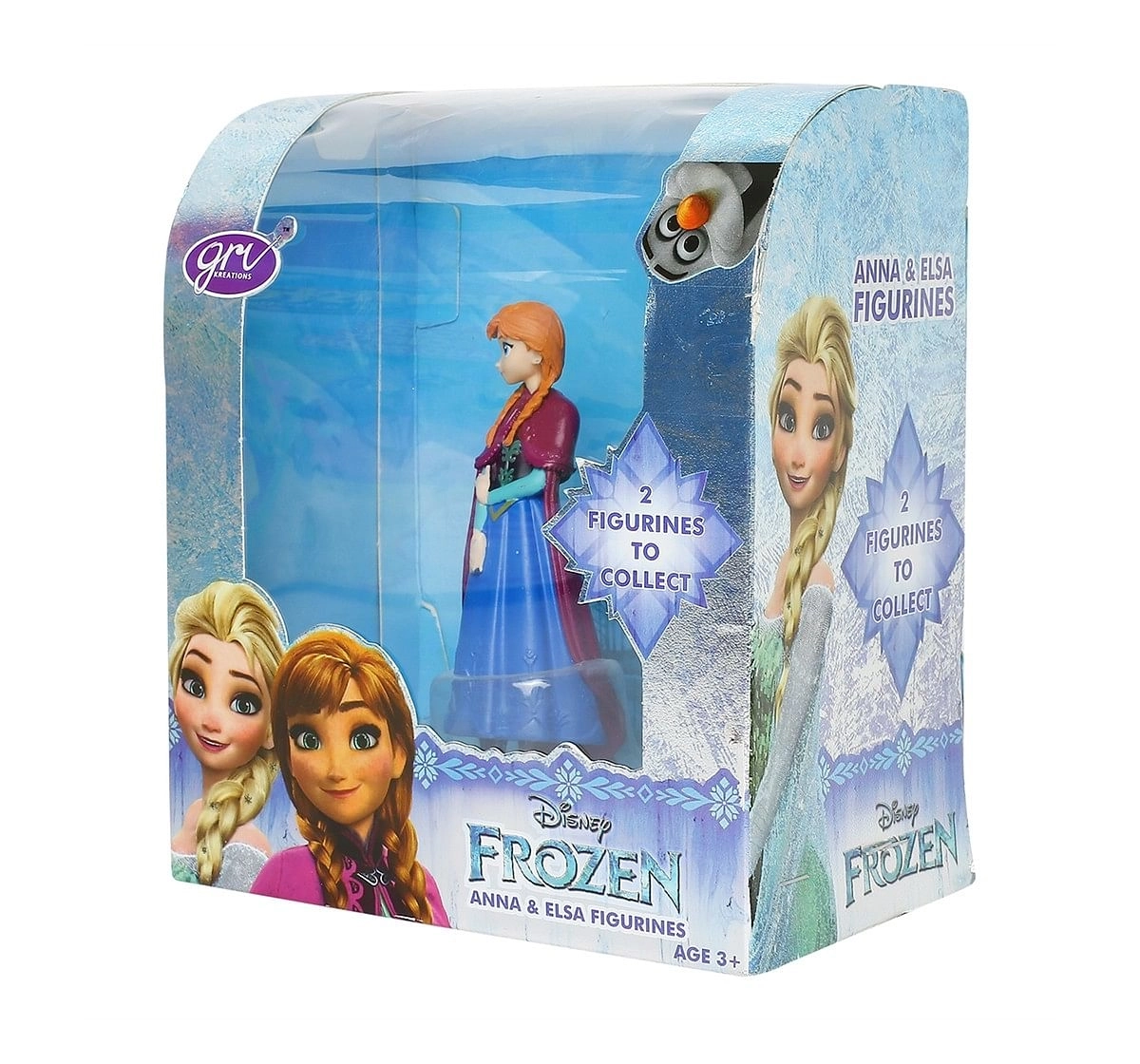  Disney Frozen Anna Figurine, Multi Color Novelty for Kids age 4Y+ 