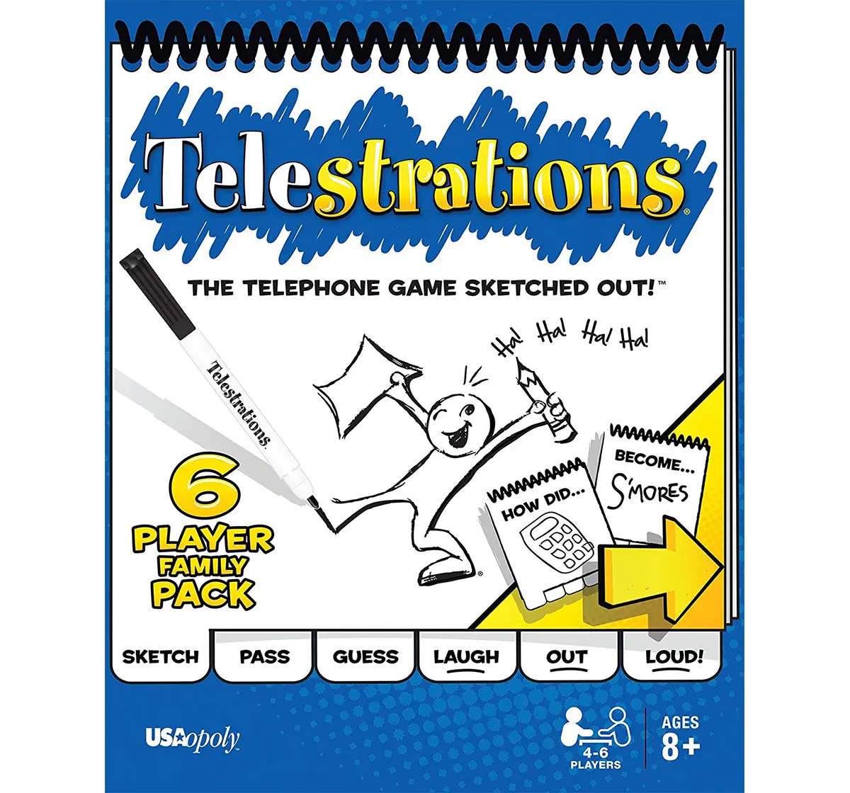 Funskool Telestrations, Multi Color Board Games for Kids age 8Y+ 