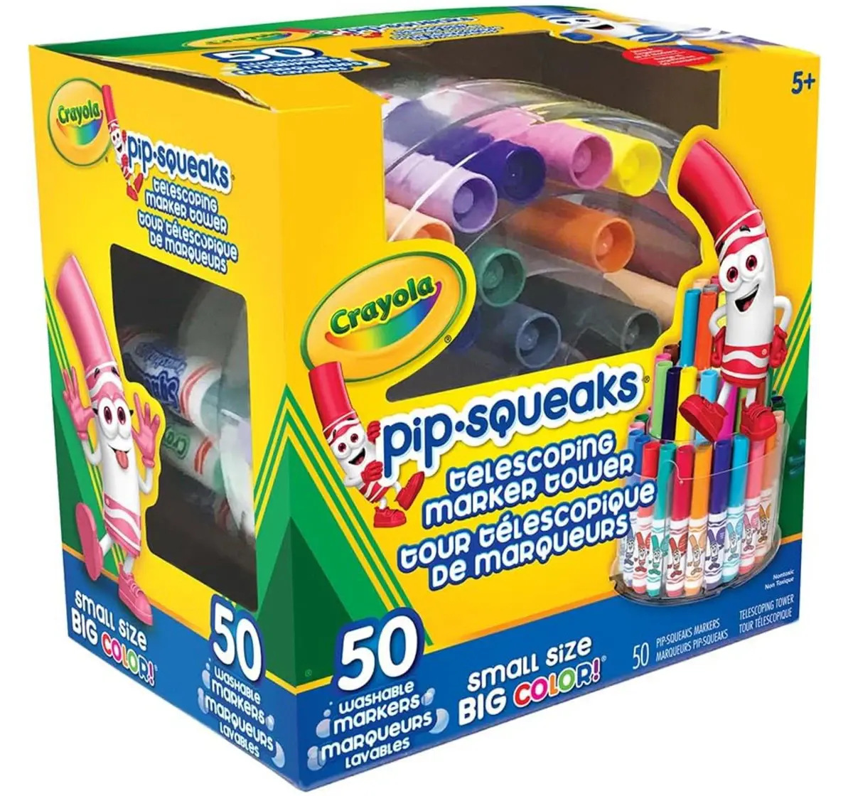 Crayola Pip Squeaks Telescoping Marker Tower, 3Y+