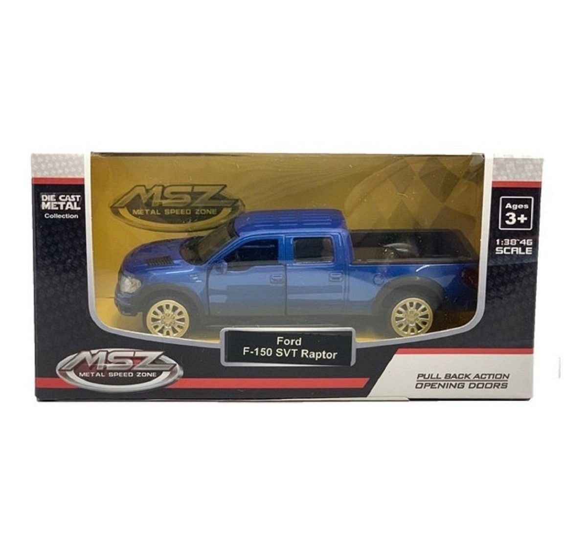 MSZ 1:38 Die Cast Ford F 150 SVT Raptor Car for Kids age 3Y+ (Blue)