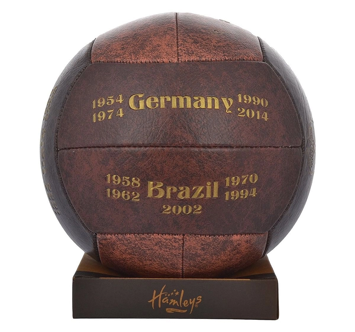 Hamleys World Cup Champion Three Tone Football for Kids age 3Y+ (Brown)
