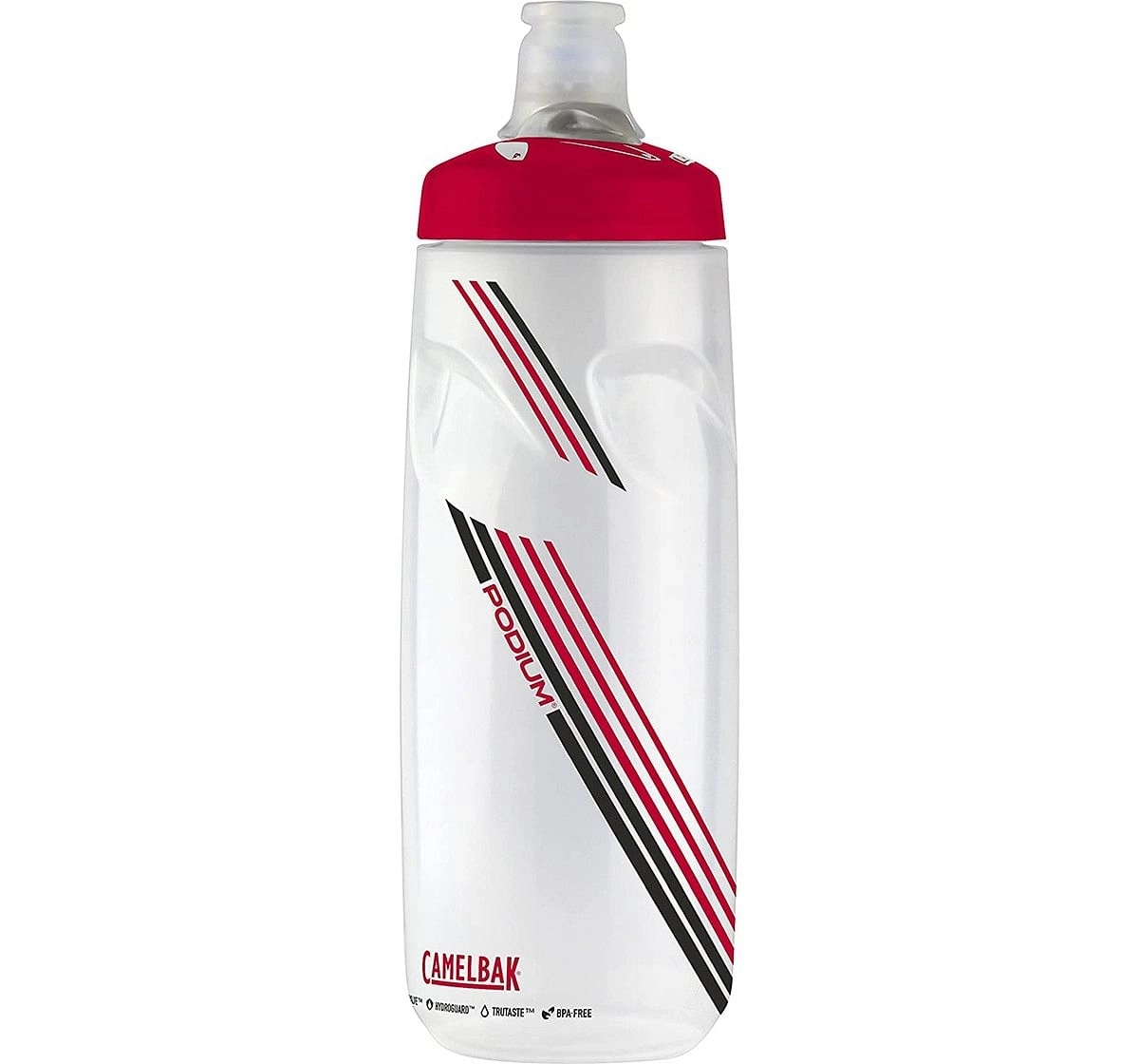 Camelbak Podium 0.7L Sports Water Bottle Clear Sports & Accessories for Kids age 3Y+ (Red)