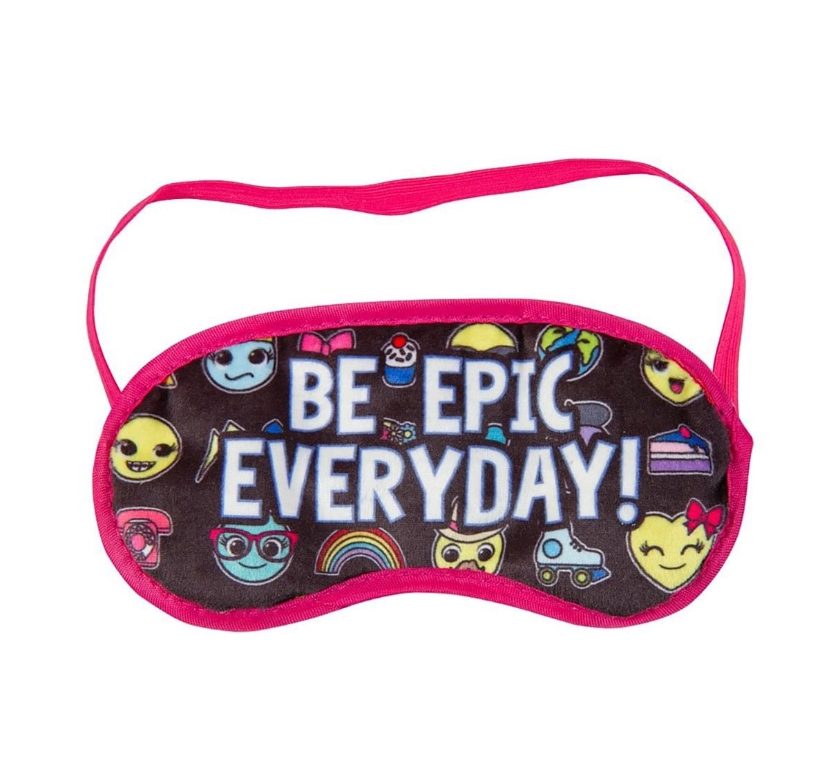 Fashion Angels Travel Pillow And Eye Mask - Emoji Novelty for Kids age 8Y+ 