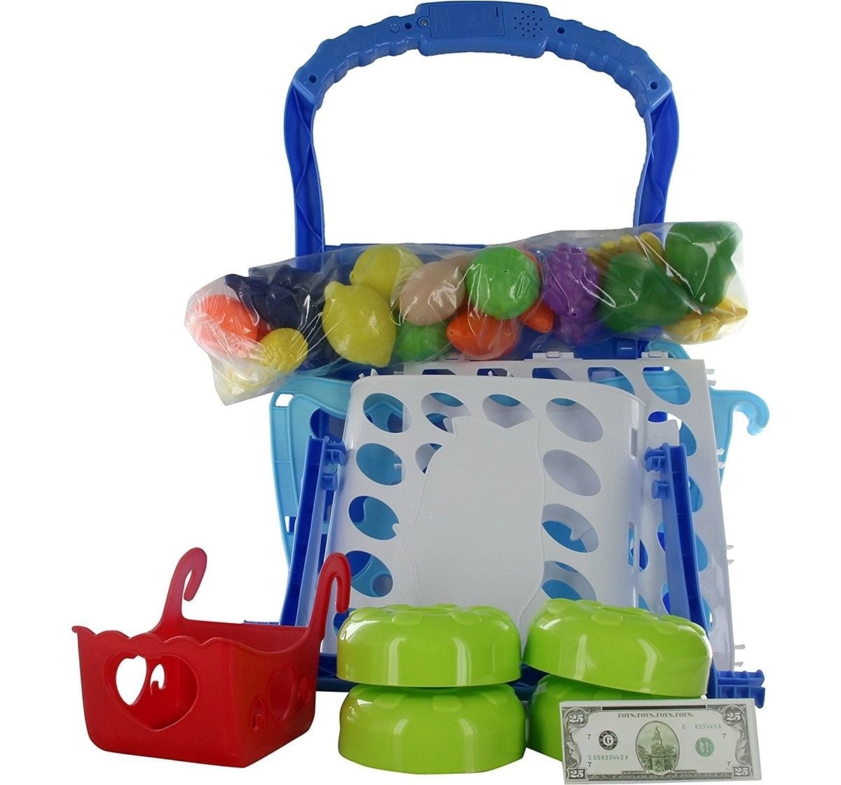 Comdaq Shopping Cart Playset with Light And Music for age 3Y+ (Blue)