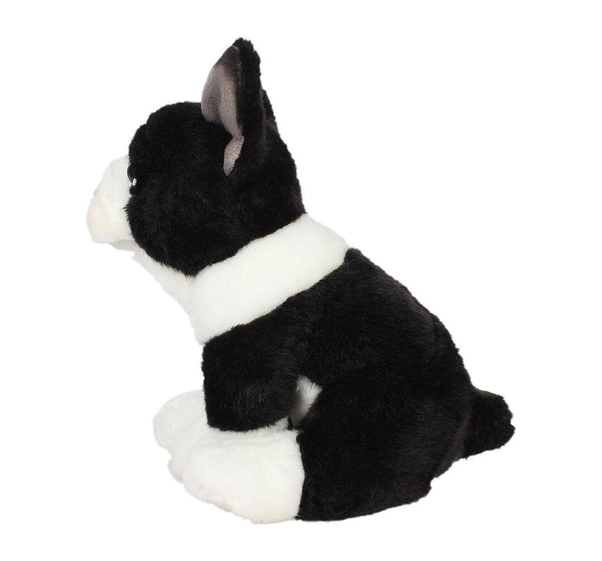 Hamleys French Bulldog Pet Animal Plush Soft Toy (White/Black) Animals & Birds for Kids age 12M+ - 22 Cm (White)