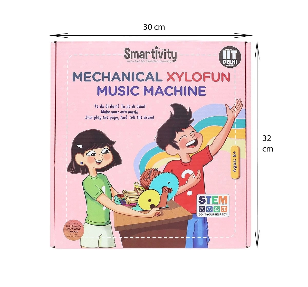 Smartivity Mechanical Xylofun Music Fun: Stem, Learning, Educational and Construction Activity Toy Gift for Kids age 8Y+  (Multi-Color)