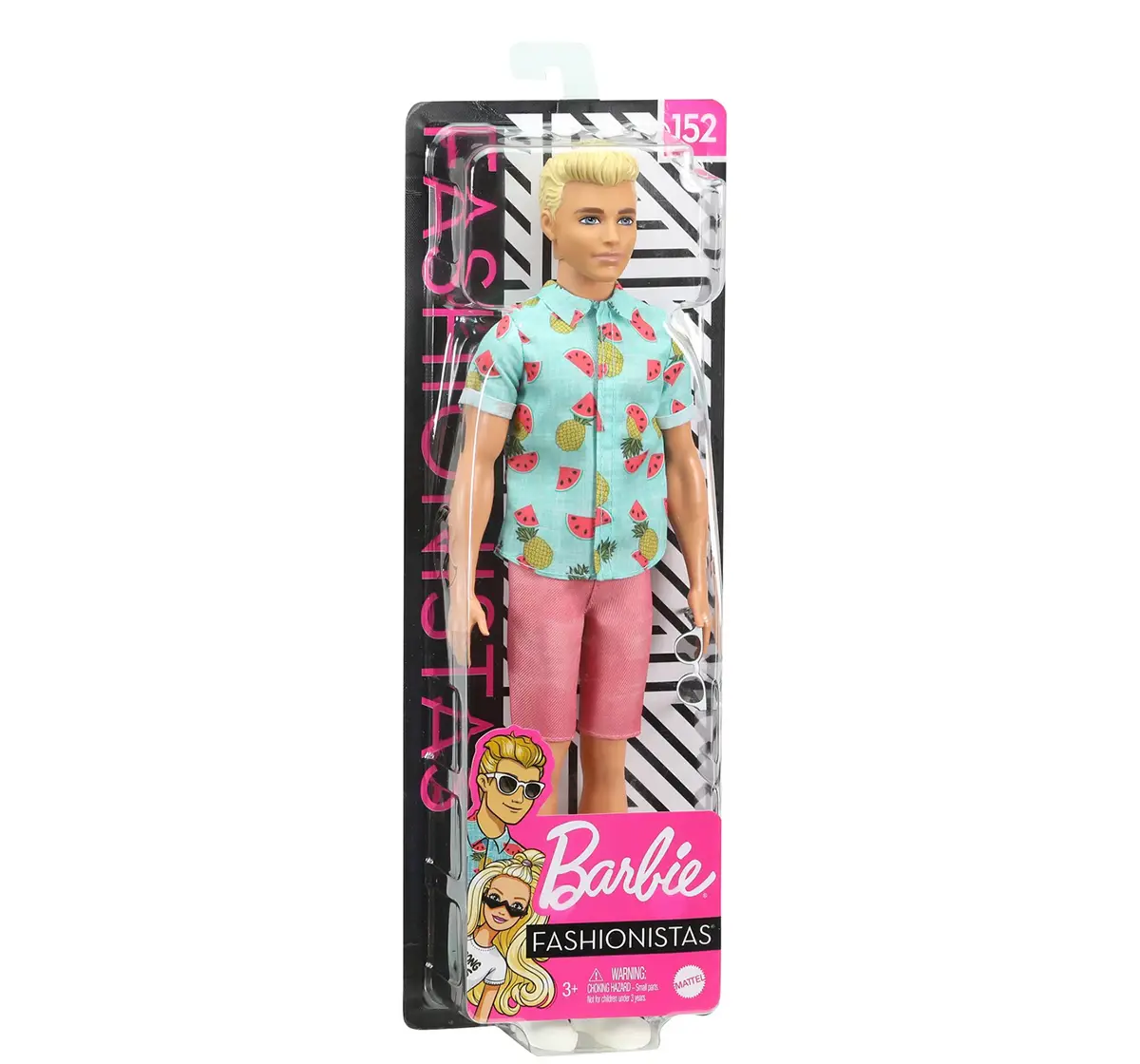 Barbie Ken Fashionistas Doll Dolls & Accessories for Girls age 3Y+, Assorted