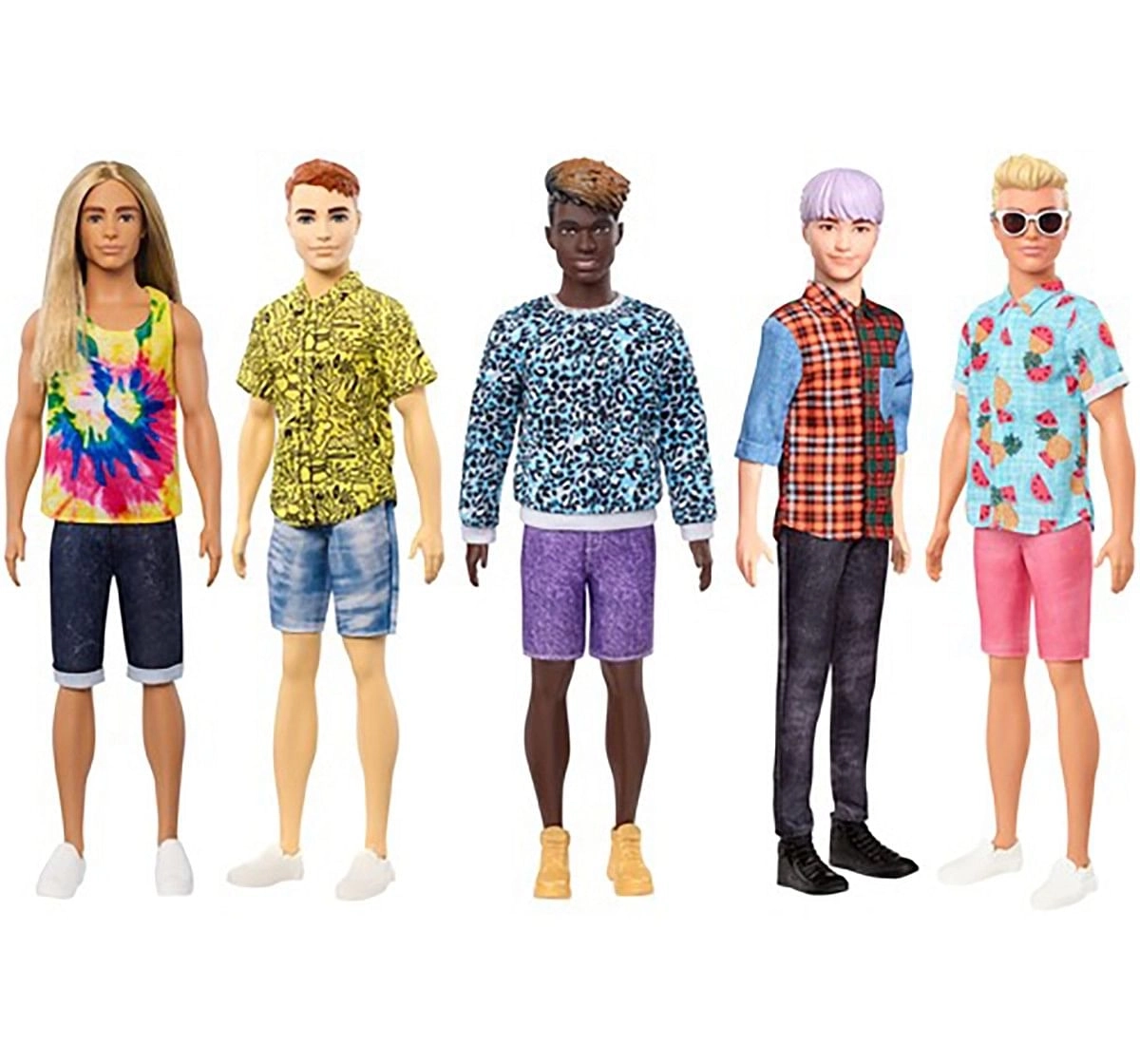 Barbie Ken Fashionistas Doll Assorted Dolls & Accessories for Girls age 3Y+ 