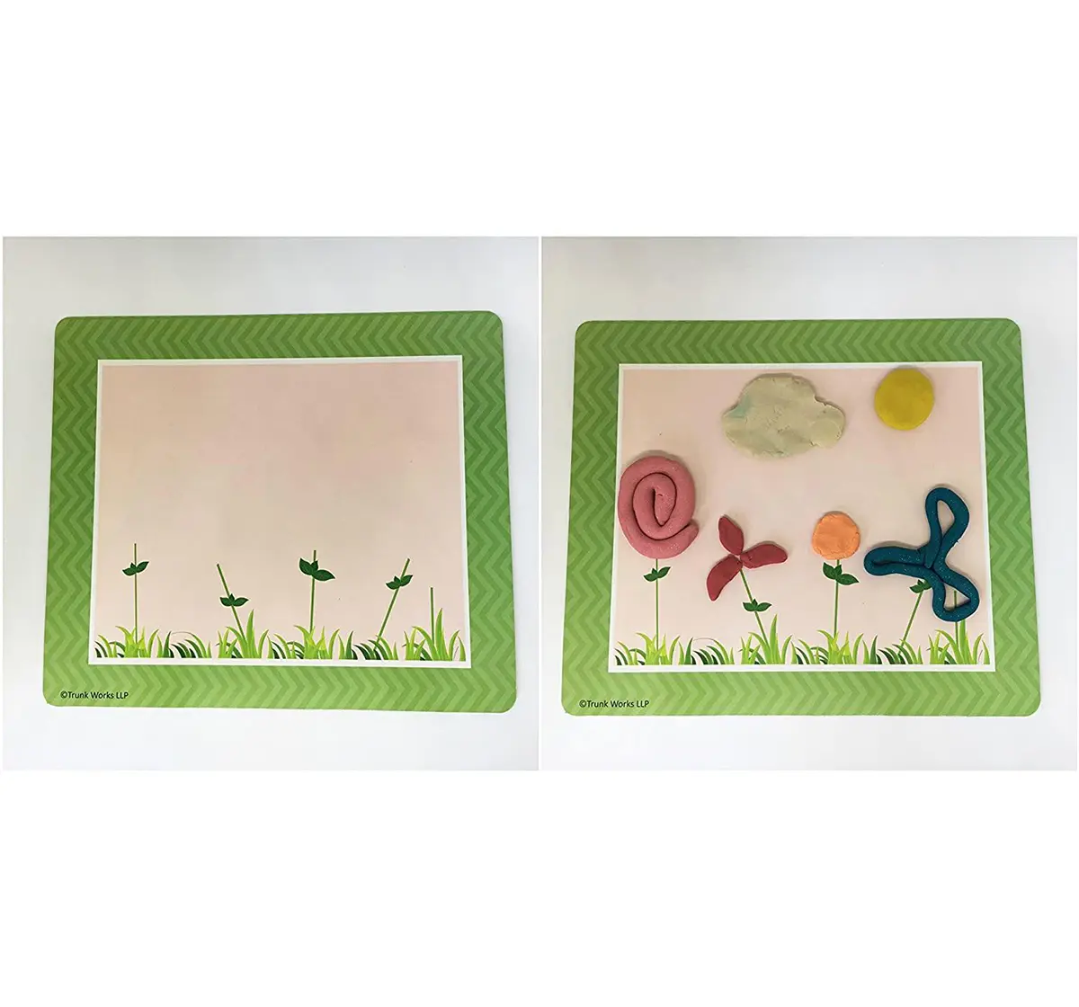 Play Clay Trunk Works Mats  & Dough for Kids age 3Y+ 