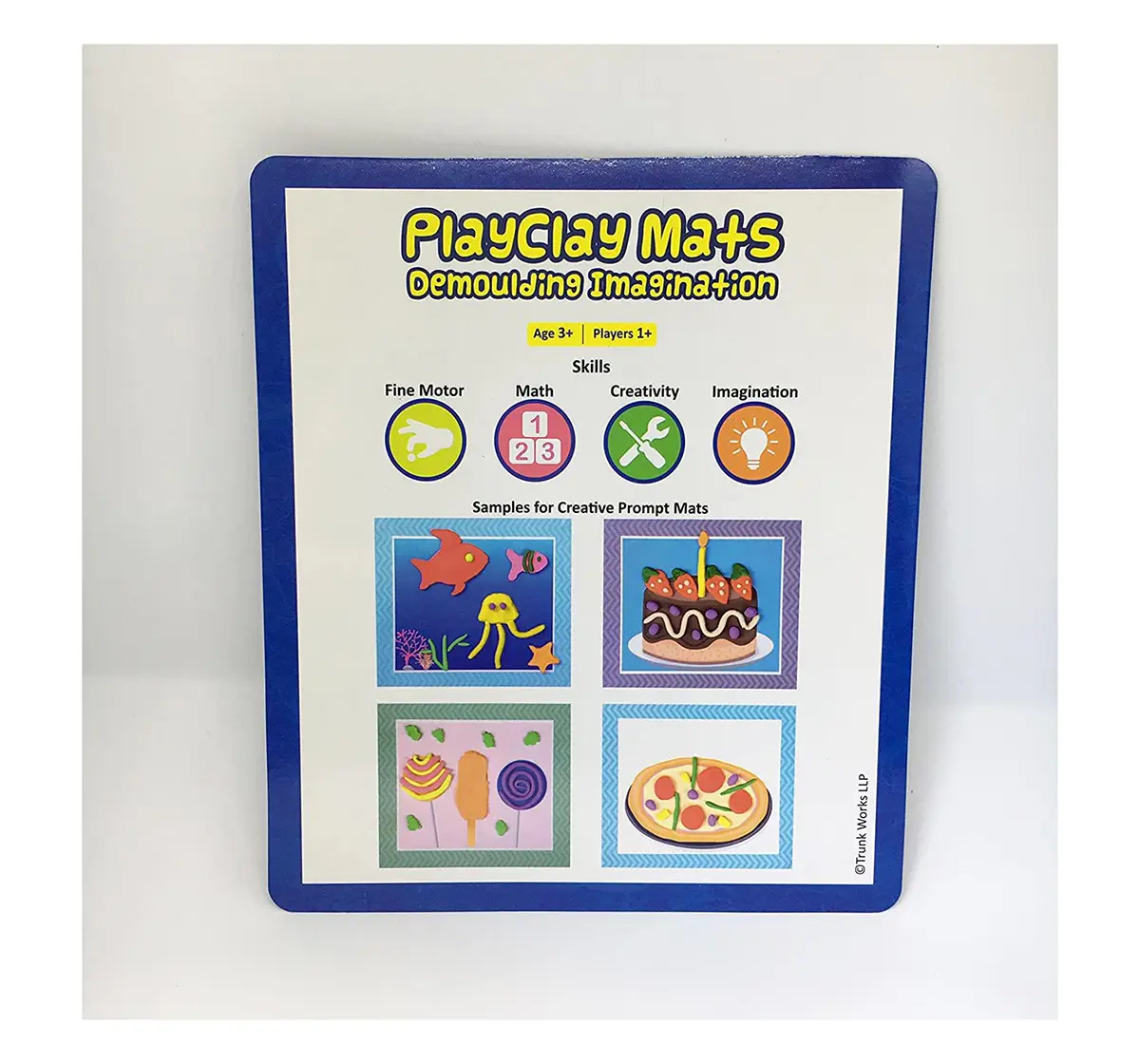 Play Clay Trunk Works Mats  & Dough for Kids age 3Y+ 