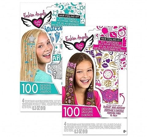 Fashion Angels Hair Foiling Assorted DIY Art & Craft Kits for Girls age 8Y+ 