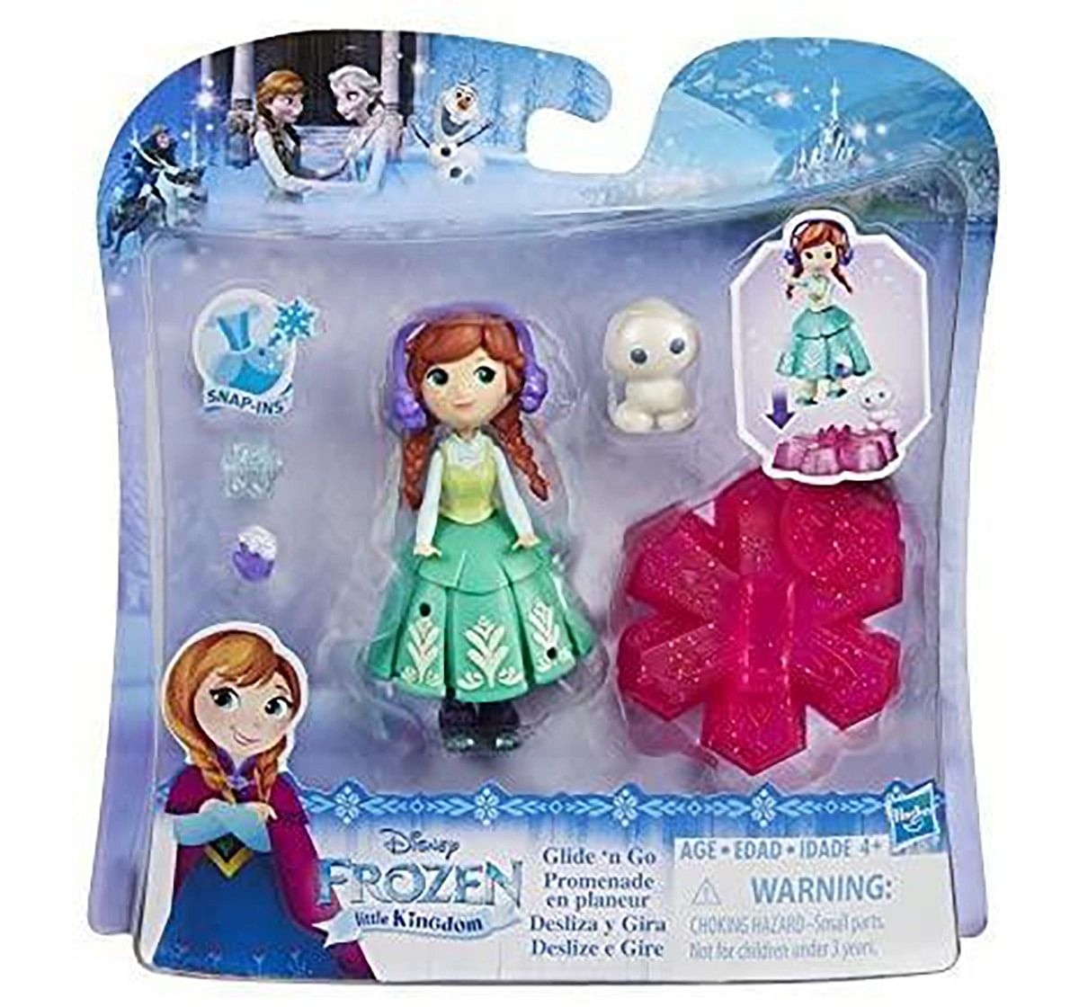  Disney Frozen Little Kingdom Glide 'N Go Assorted Dolls & Accessories for Girls age 4Y+ 
