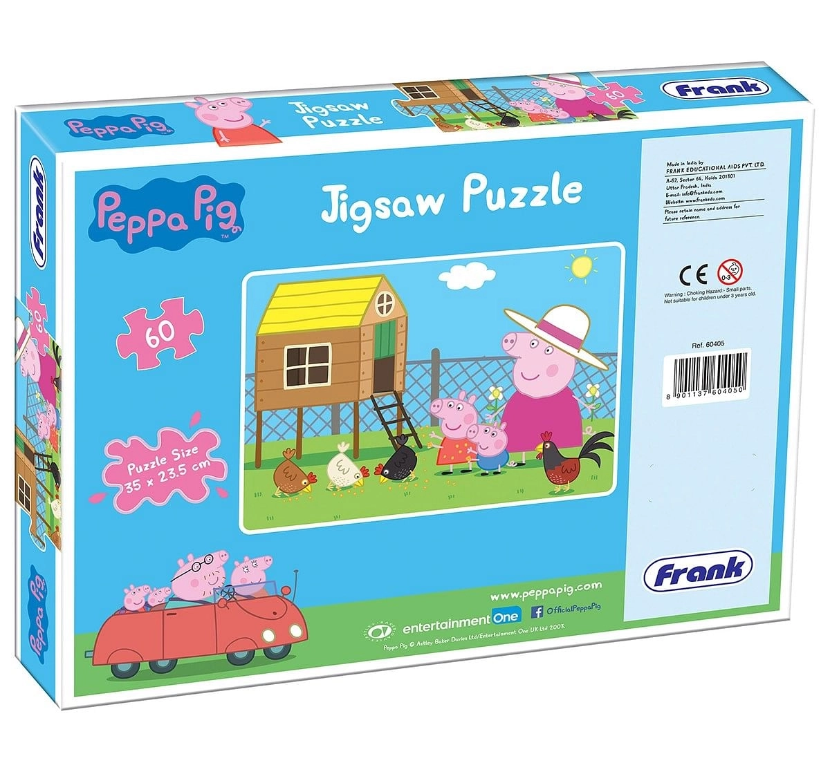 Frank Peppa Pig 60 Pcs Puzzle Puzzles for Kids age 5Y+