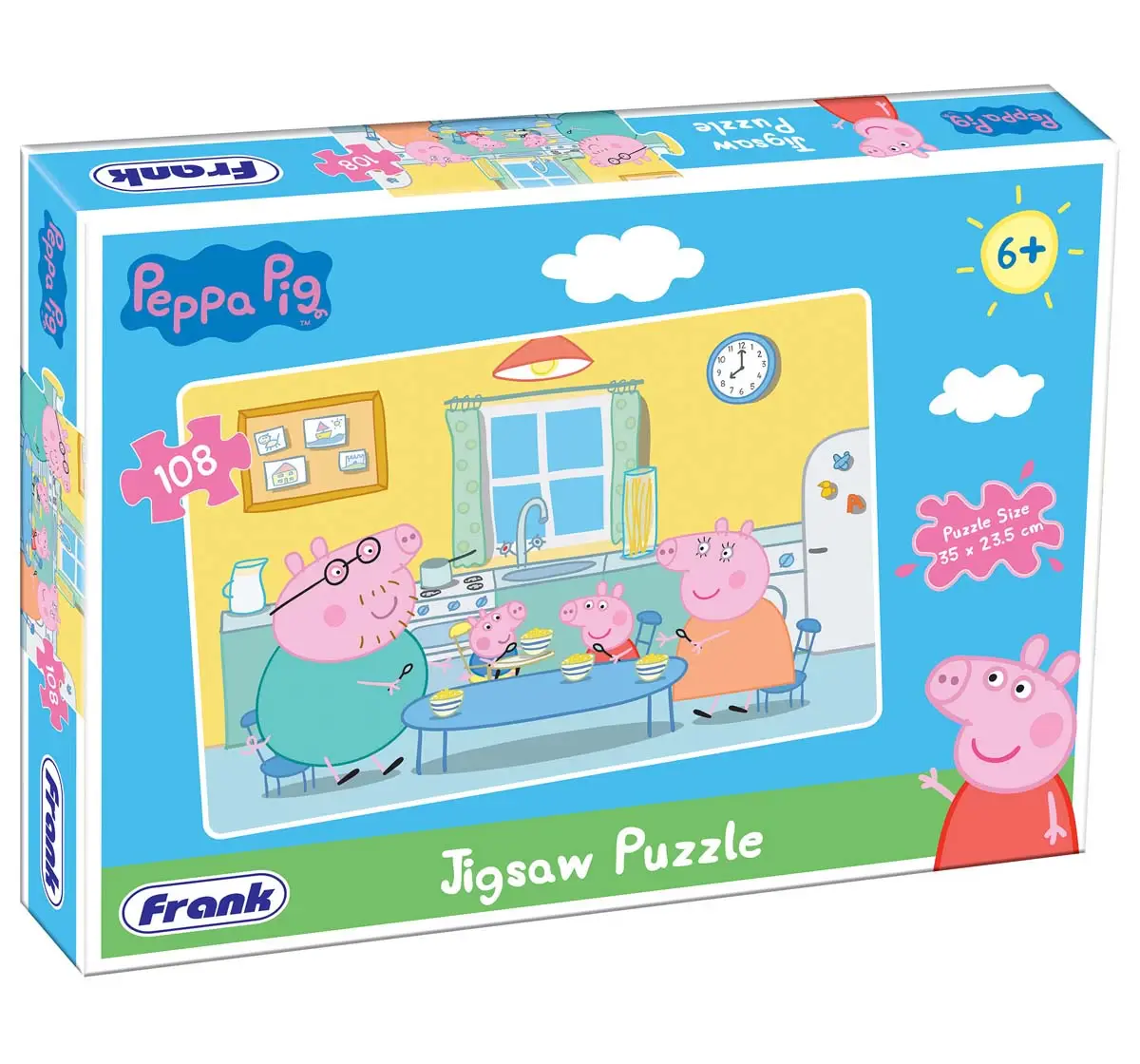 Frank Peppa Pig 108 Pcs Puzzle Puzzles for Kids Age 6Y+