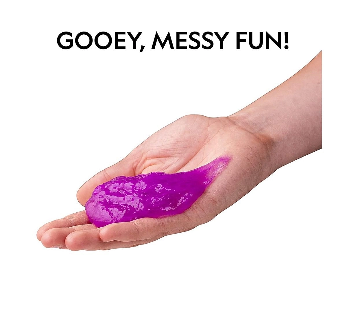 National Geographic DIY Science Lab Make Glowing Slime for Kids age 3Y+ (Blue)