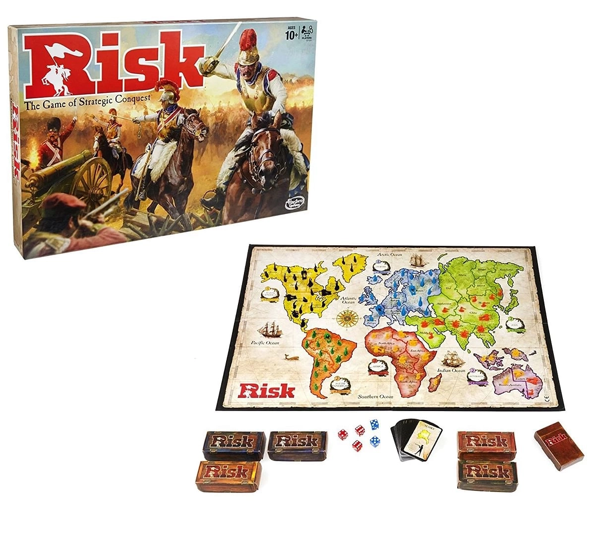 Hasbro Risk strategy Board Game for kids 10Y+, Multicolour