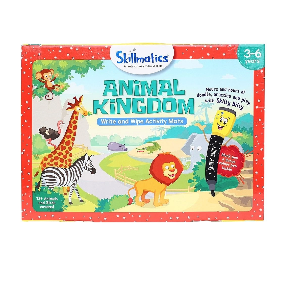  Skillmatics Educational Game: Animal Kingdom, 3-6 Years Games for Kids age 3Y+ 