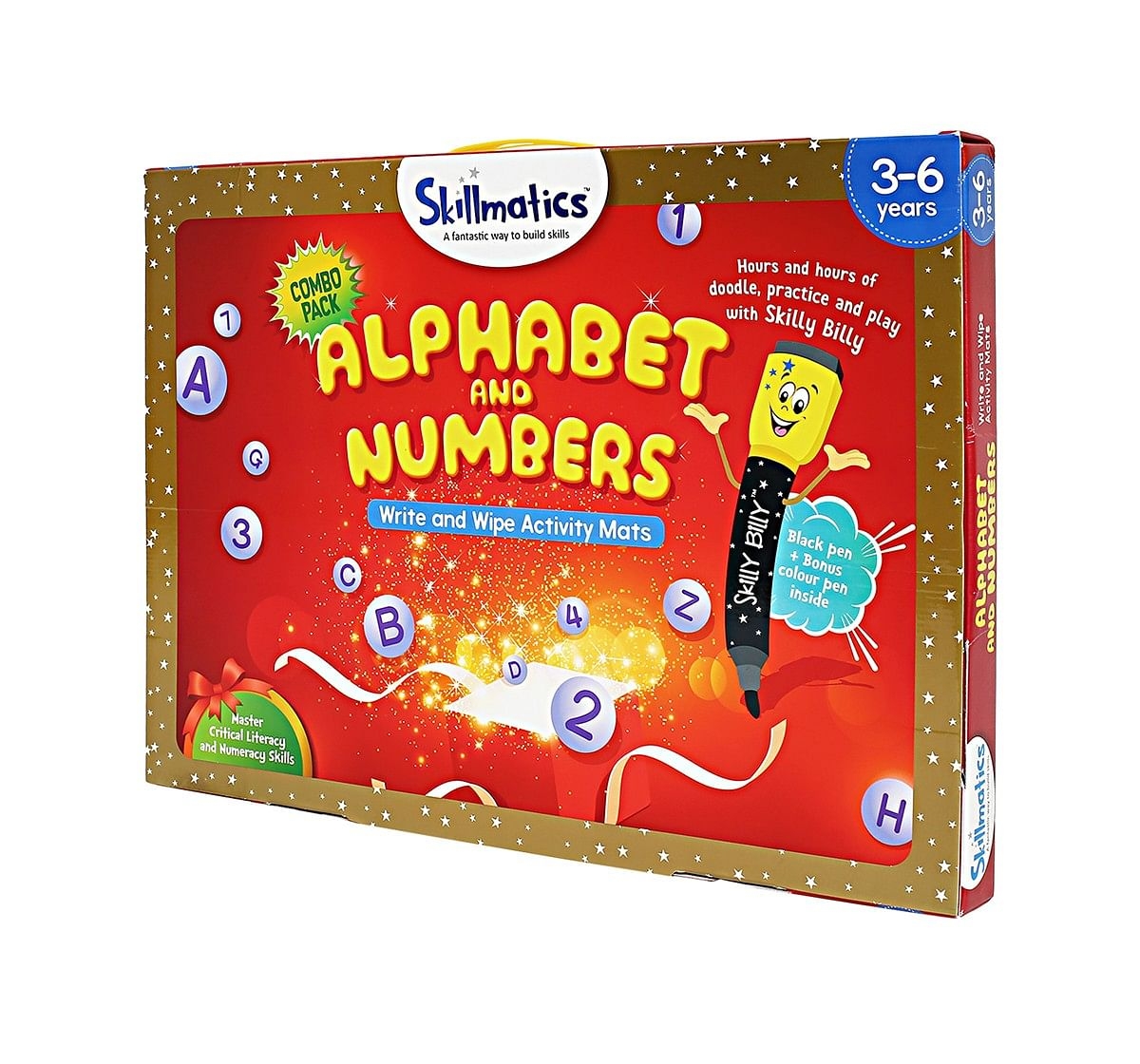 Skillmatics Educational Game : Alphabet And Numbers 3-6 Years Games for Kids age 3Y+ 