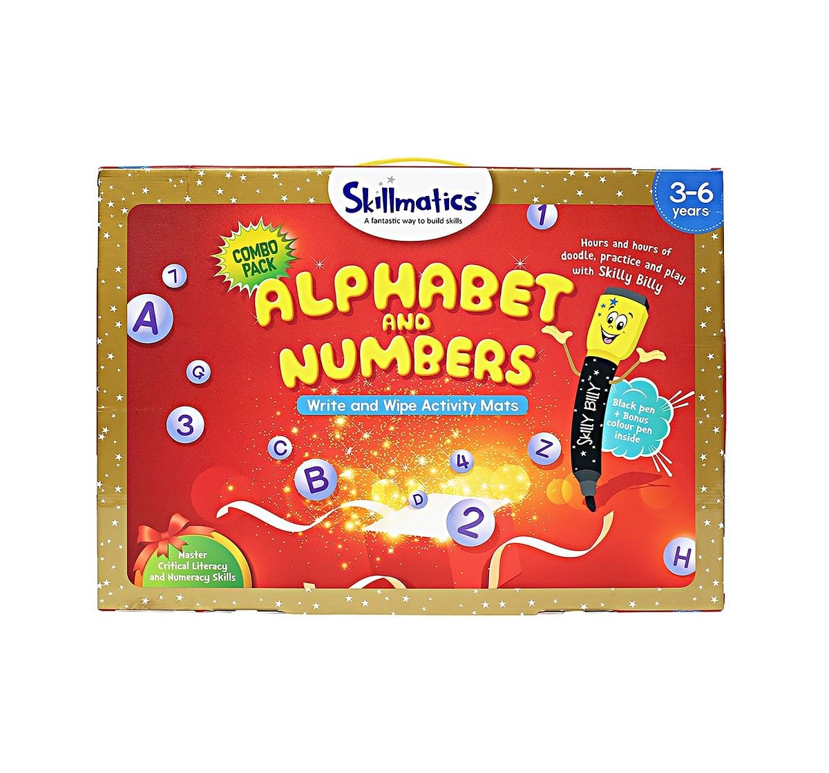 Skillmatics Educational Game : Alphabet And Numbers 3-6 Years Games for Kids age 3Y+ 