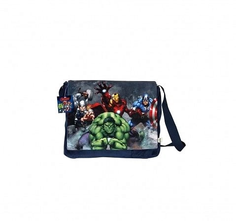 Marvel Happiness Zipper Closure Avengers Sling Bag_Multi_Free Size Plush Accessories for Kids age 12M+ - 25.4 Cm 