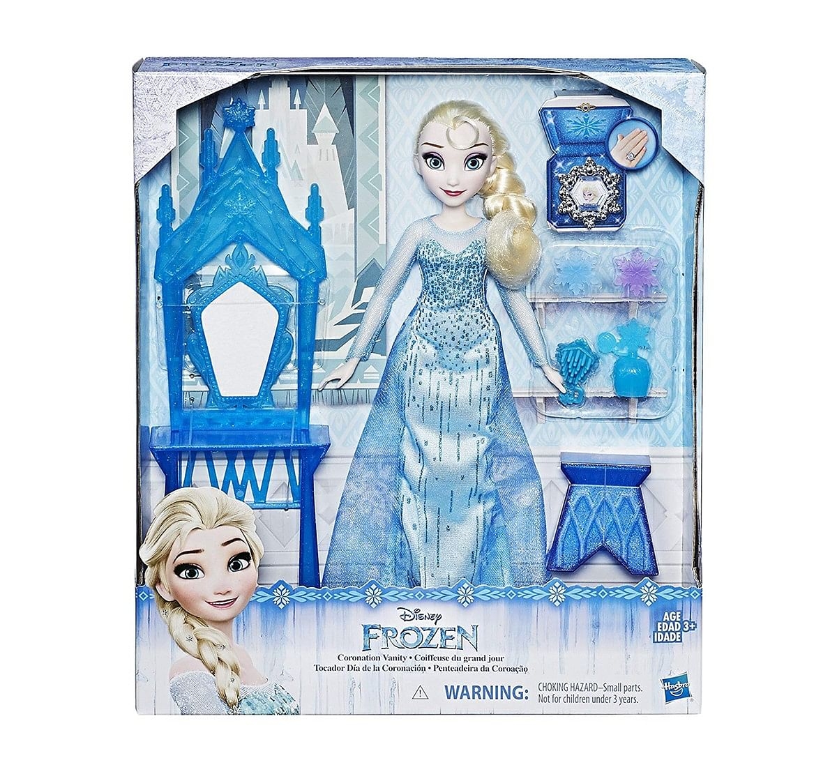 Disney Frozen Elsa And Coronation Vanity Dolls & Accessories for age 6Y+ 