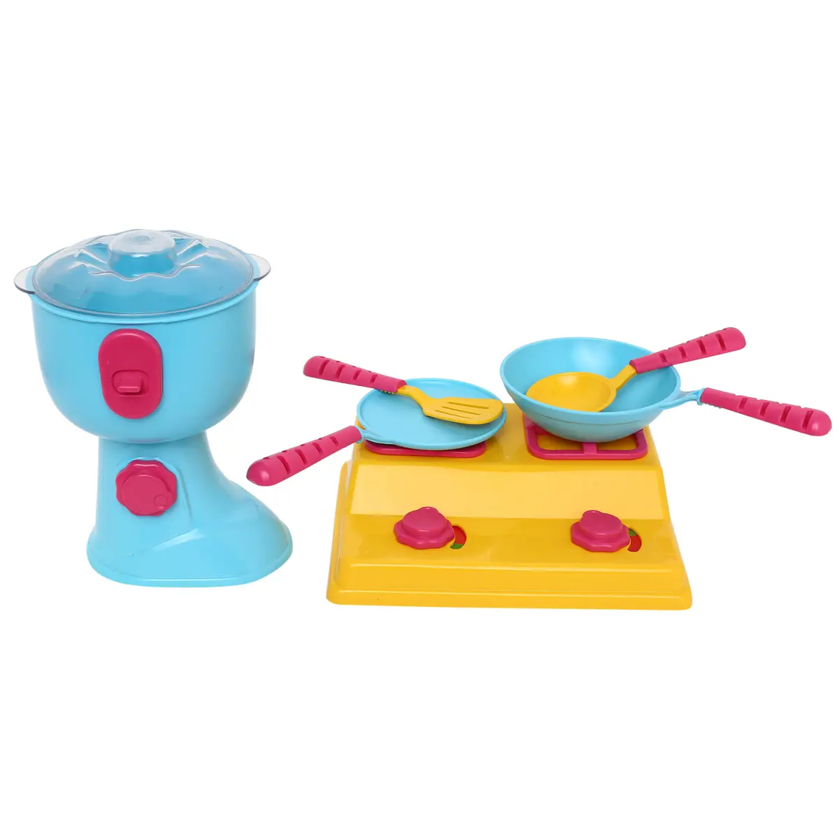 Giggles Kitchen Set Deluxe, Multi Color & Appliances for Kids age 3Y+ 