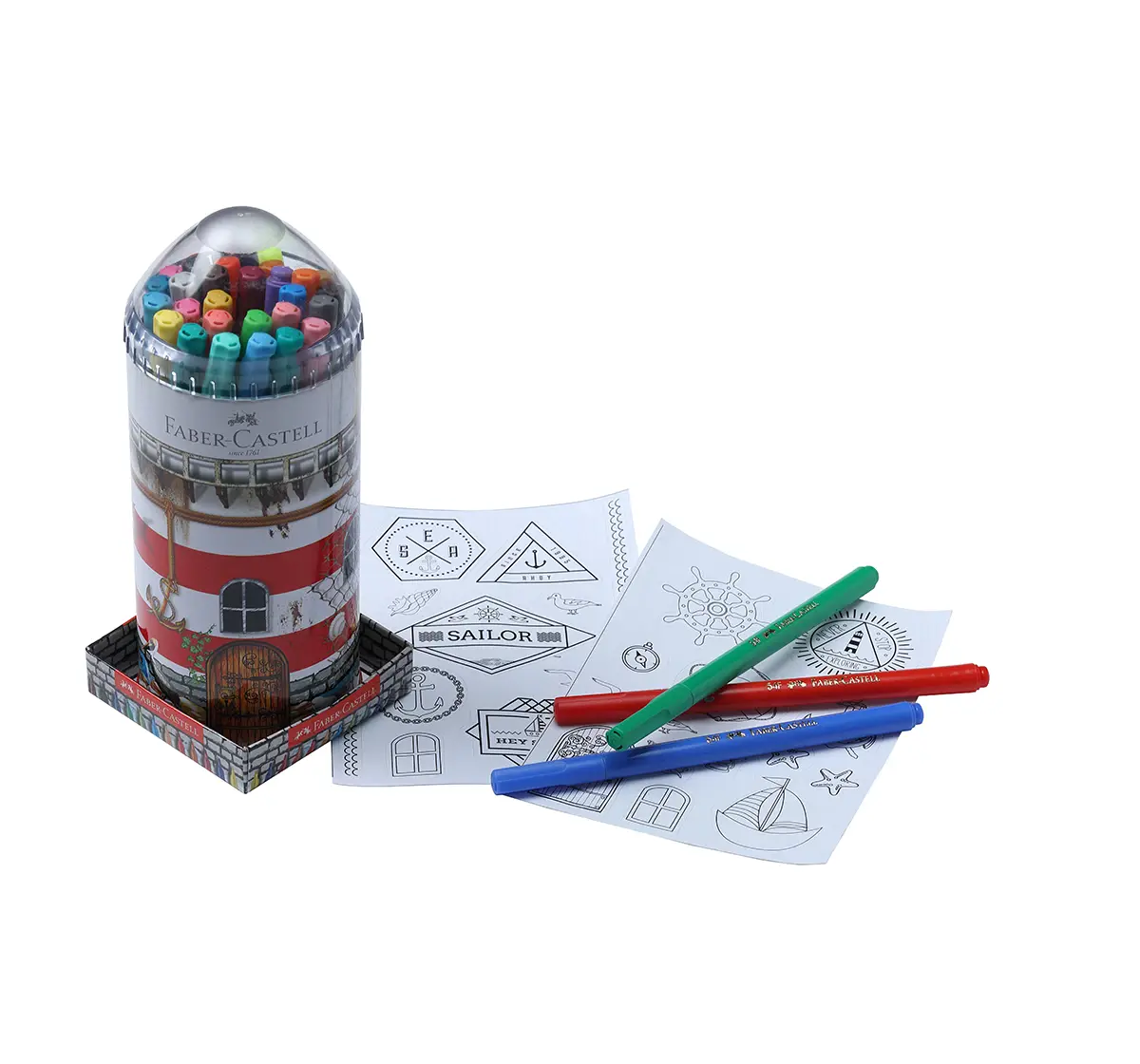 Faber-Castell  155133 lighthouse tin , 5Y+