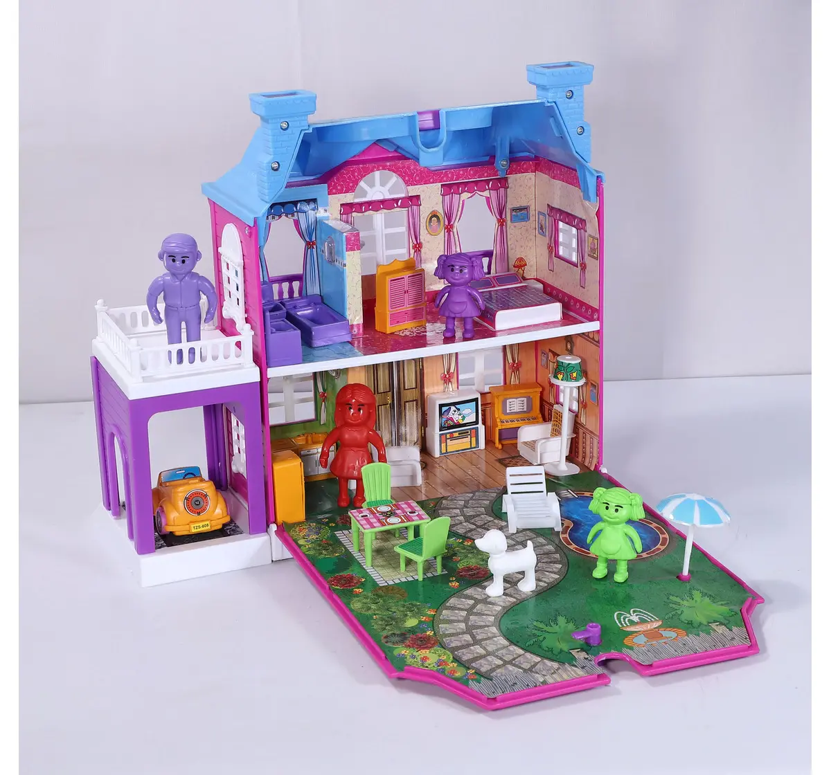 Toyzone Dream Palace Doll House Multicolour, 3Y+