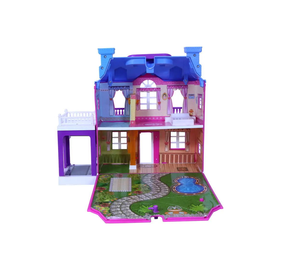 Toyzone Dream Palace Doll House Multicolour, 3Y+