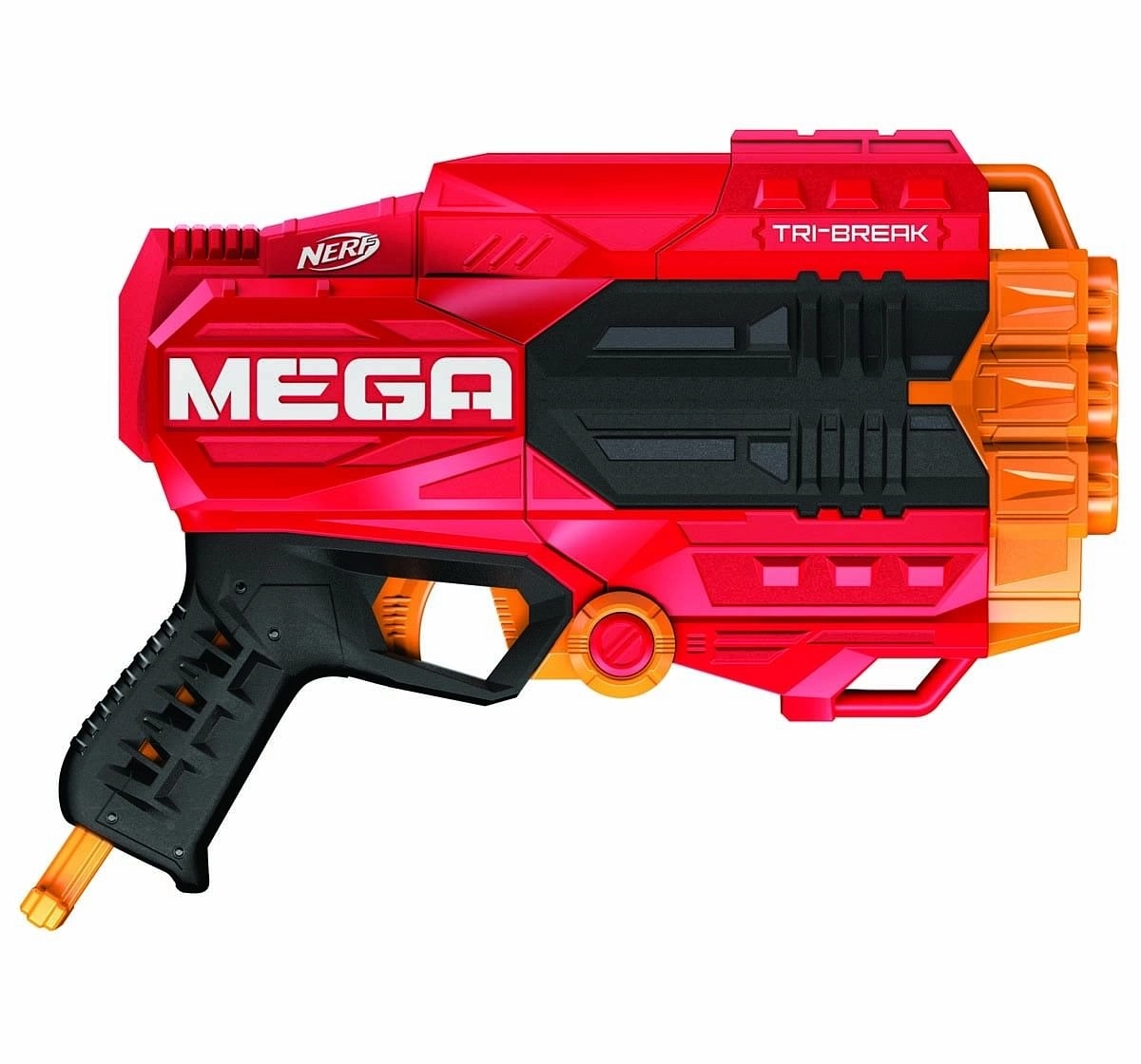 Shop Nerf N-Strike Mega Tri-Break Blasters Kids age 8Y+ | Hamleys India