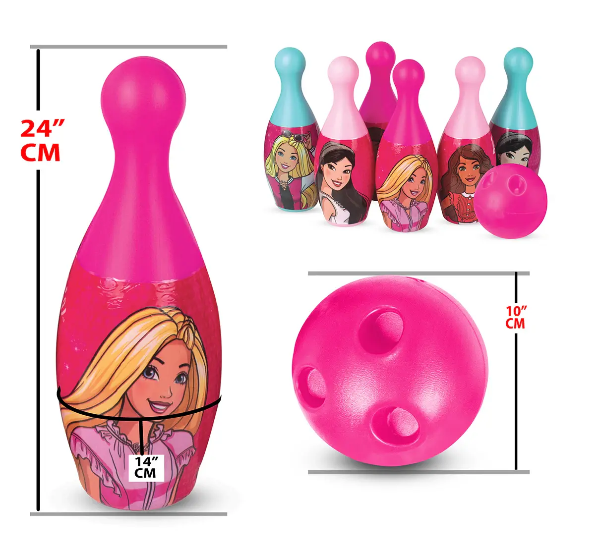 ITOYS Unicorn Bowling Set, Multicolour, 3Y+