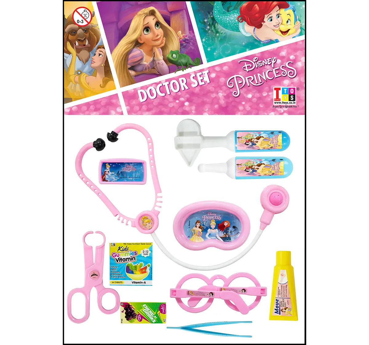 Disney Doctor Set Role play toys for kids, Assorted, 3Y+