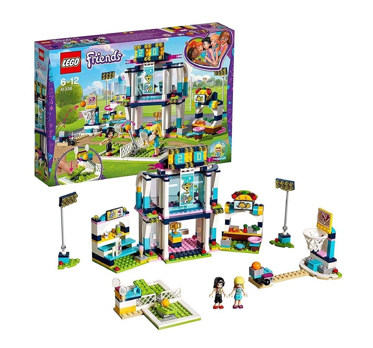 Lego Friends Stephanie's Sports Arena (460 Pcs) 41338 Blocks for Girls age 6Y+ | Hamleys India