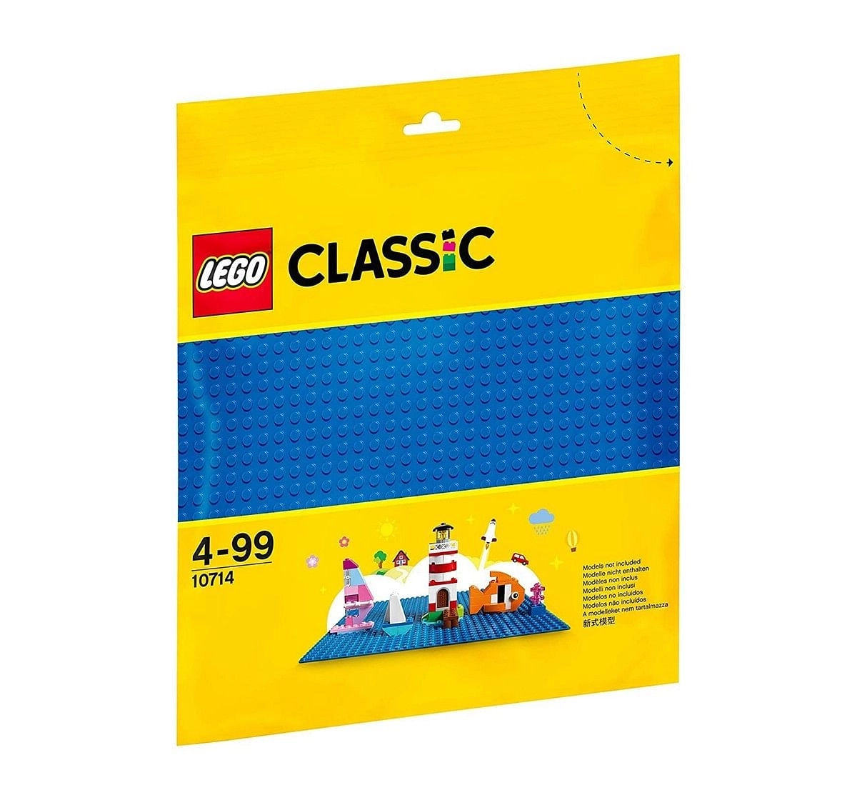 Lego Classic  Baseplate Supplement 10714  Blocks for Kids age 4Y+ (Blue)