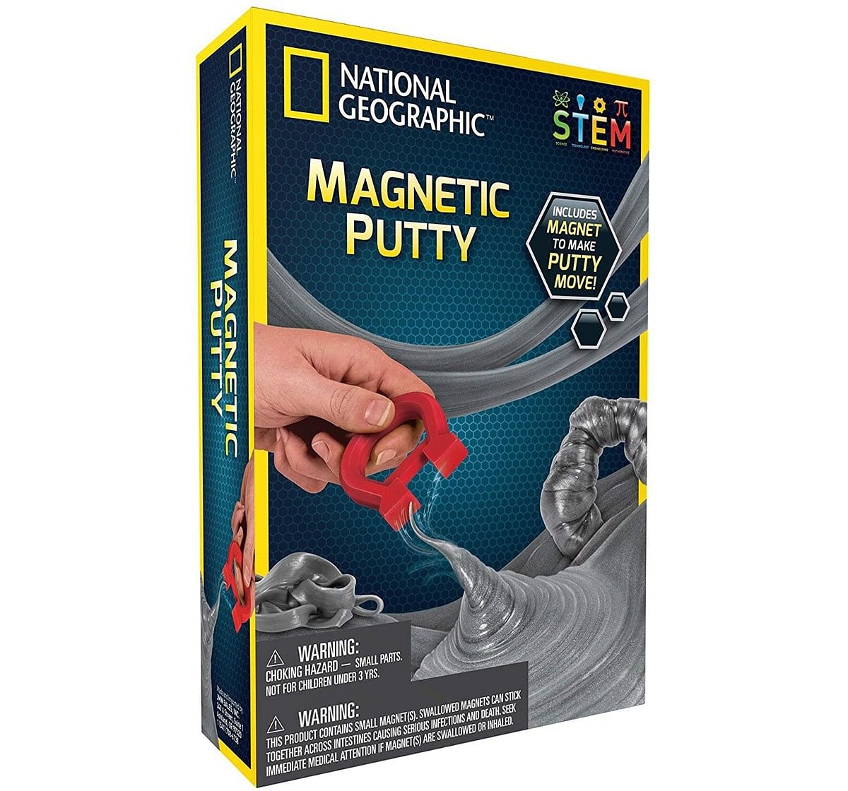 National Geographic Magnetic Putty Science Kit for Kids age 8Y+ (Grey)
