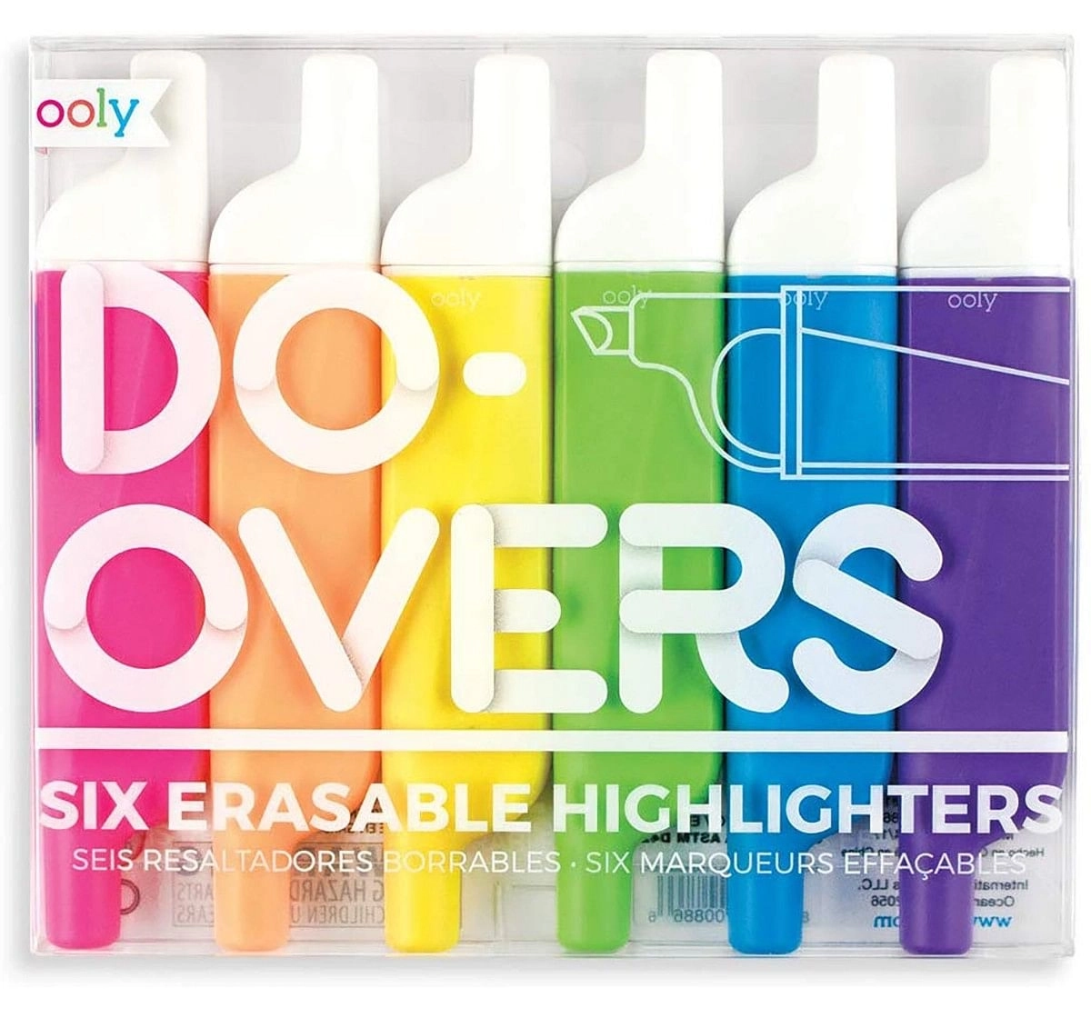 Ooly Do-Overs Highlighters School Stationery for Kids age 3Y+ 